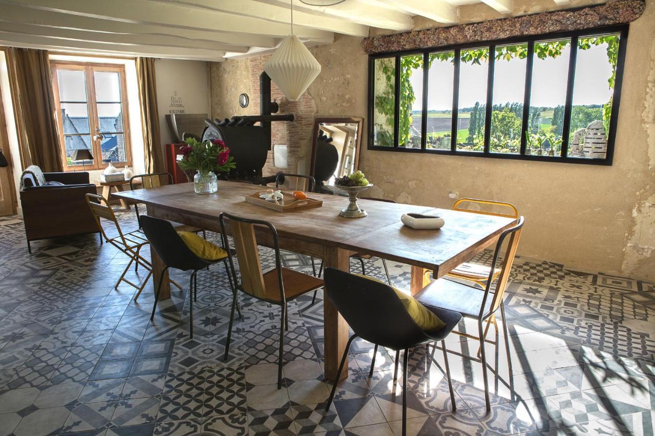 Les Terrasses Suite Et Loft De Campagne Avon-les-Roches Exterior foto