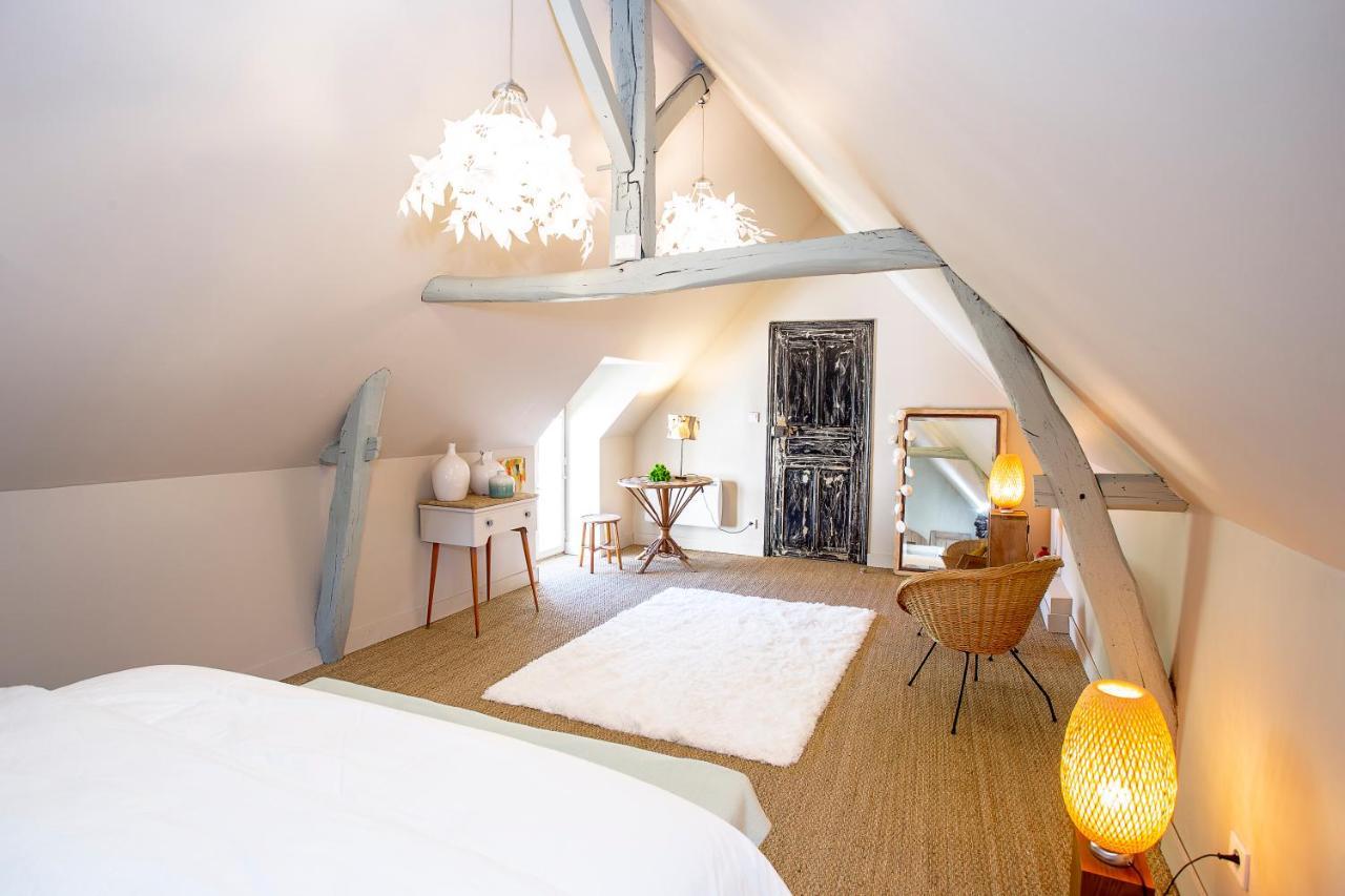 Les Terrasses Suite Et Loft De Campagne Avon-les-Roches Exterior foto